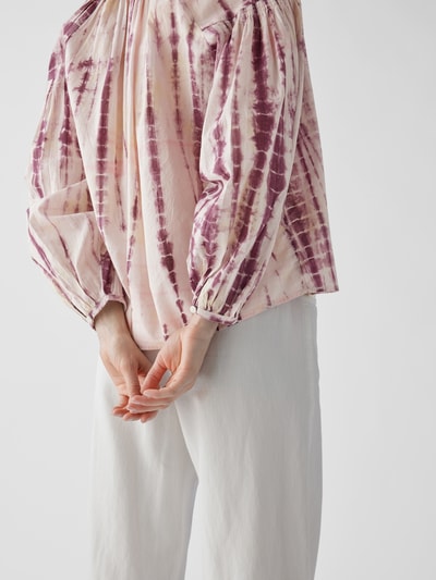 Vanessa Bruno Bluse im Batik-Look Hellrosa meliert 3