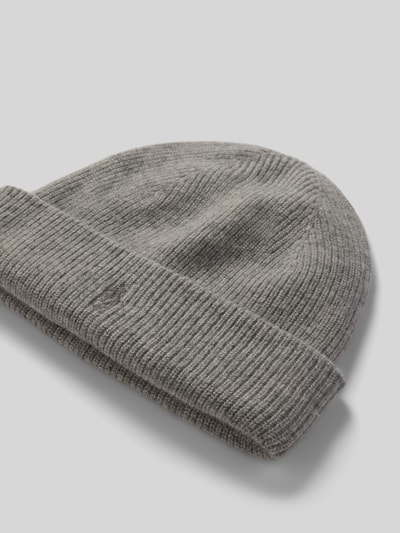 Polo Ralph Lauren Czapka beanie z czystego kaszmiru Średnioszary melanż 2