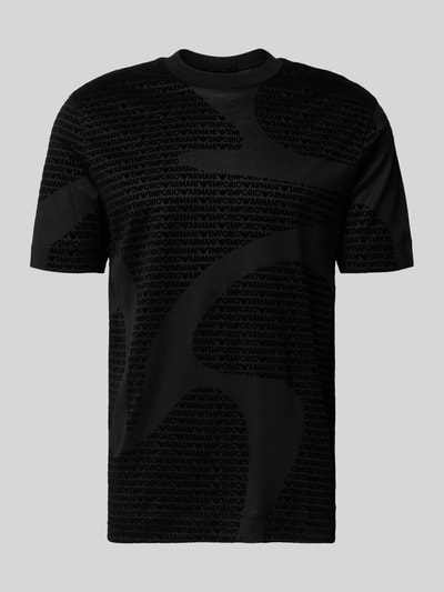 Emporio Armani T-Shirt mit Rundhalsausschnitt Black 2