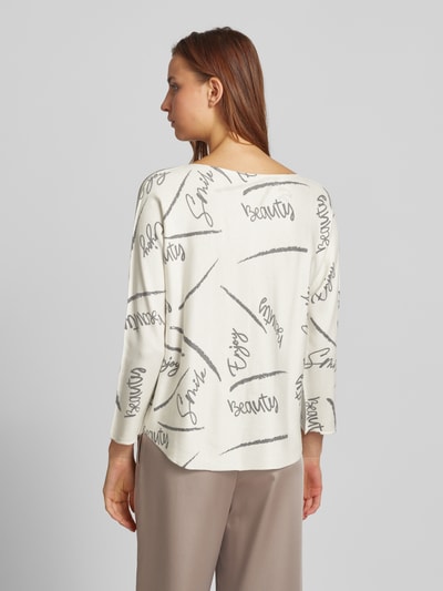 ZABAIONE Strickpullover mit U-Boot-Ausschnitt Offwhite 5