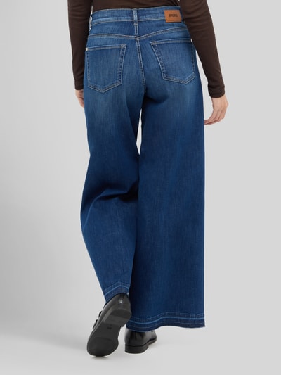 ANGELS Wide Leg Jeans aus Baumwoll-Mix Modell 'Liva Edgy' Dunkelblau 5