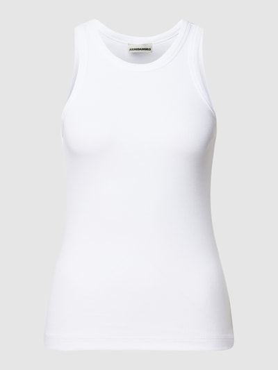 Armedangels Tanktop in Ripp-Optik Weiss 2