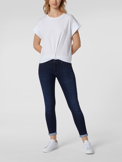 Mavi Jeans Korte super skinny fit jeans met stretch, model 'Lexy' Donkerblauw - 1