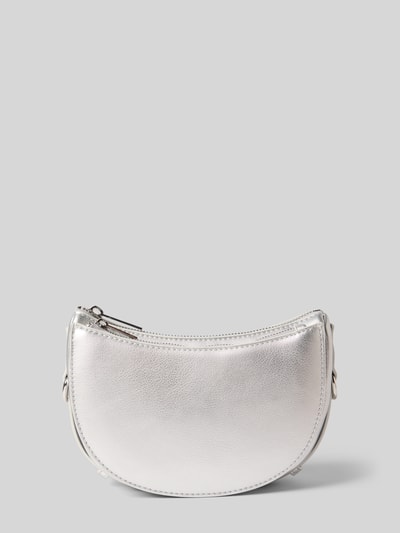 Hey Marly Handtasche mit Label-Applikation Modell 'Sporty Sister' Silber 4