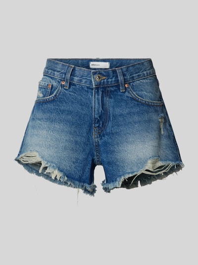 Gina Tricot Regular Fit Jeansshorts im Destroyed-Look Jeansblau 2