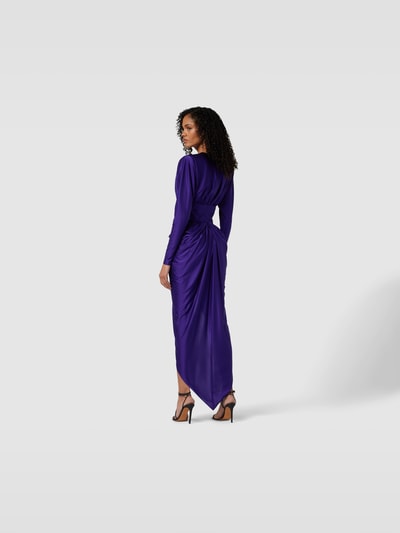 Alexandre Vauthier Abendkleid mit tiefem Gehschlitz Violett 5