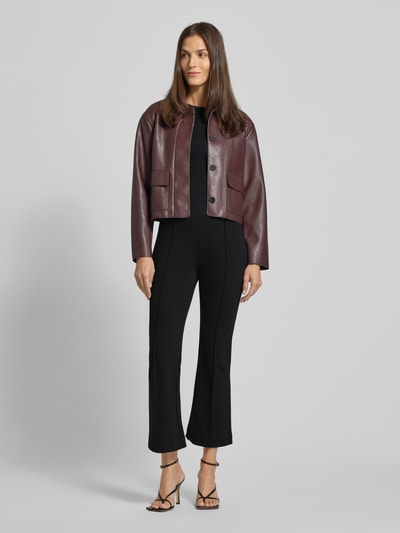 Calvin Klein Womenswear Flared Cut Hose Modell 'PONTE PINTUCK' Black 1