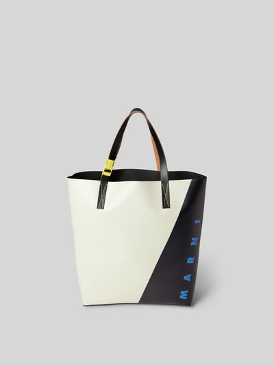 Marni Tote Bag mit Label-Print Black 2