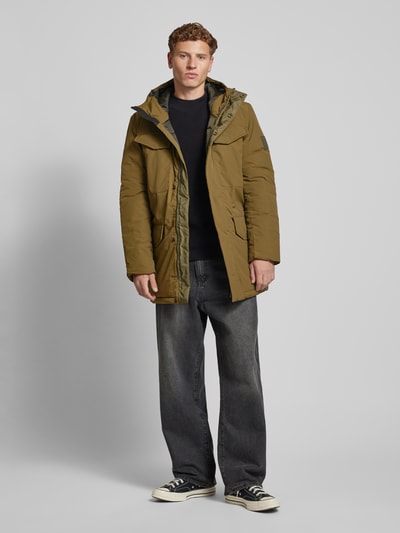 G-Star Raw Parka mit Pattentaschen Modell 'Vodan' Oliv 1