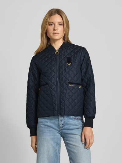 Barbour Regular Fit Steppjacke mit Reißverschluss Modell "REYNA" Marine 4