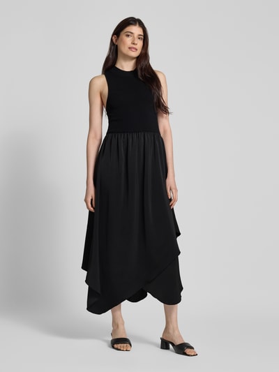 Gestuz Maxikleid mit Turtleneck Modell 'sama' Black 1