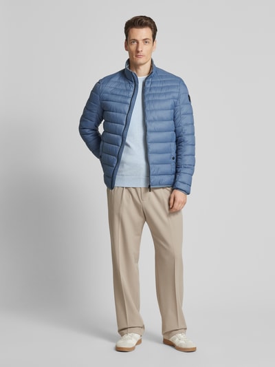 Christian Berg Men Steppjacke mit Stehkragen Blau 1