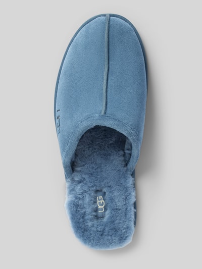 UGG Slippers met labelprint, model 'SCUFF' Lichtblauw - 3