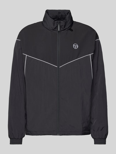 SERGIO TACCHINI Trainingsjack met opstaande kraag, model 'ISPICA' Zwart - 2