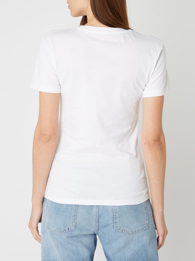 Calvin Klein Jeans T-Shirt mit Logo-Print  Weiss 5