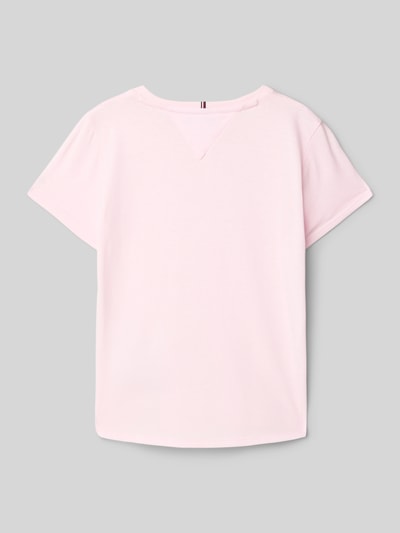 Tommy Hilfiger Teens Regular Fit T-Shirt aus Baumwoll-Mix Rosa 3