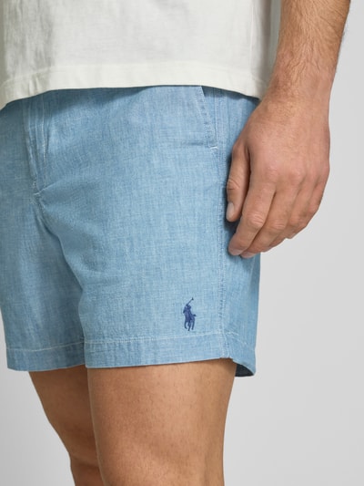 Polo Ralph Lauren Korte broek met labelstitching Blauw - 3