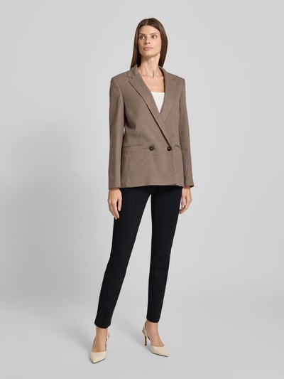 Christian Berg Woman Slim Fit Stoffhose mit Paspeltaschen Black 1