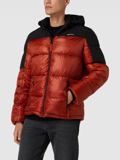 MCNEAL Jacke mit Label-Print Rostrot 4