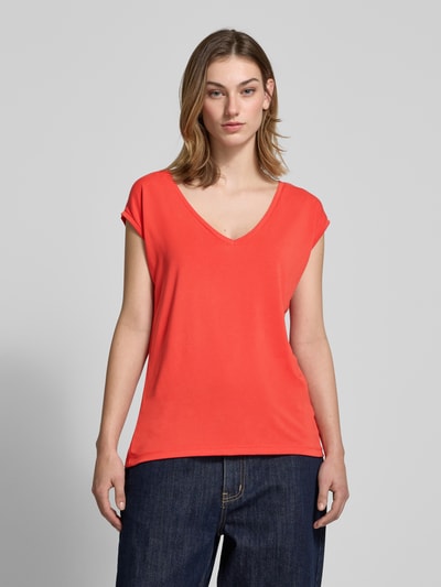 Pieces Loose Fit Tanktop mit Modal-Anteil Modell 'KAMALA' Rot 4