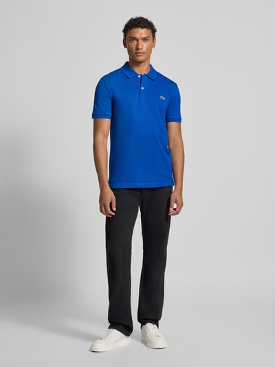 Lacoste Koszulka polo o kroju slim fit z czystej bawełny Królewski niebieski 1