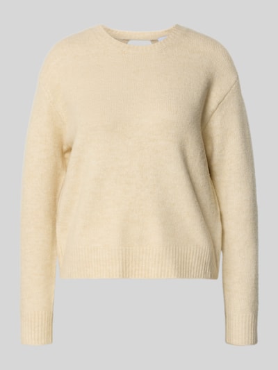 SUNCOO PARIS Strickpullover mit Rundhalsausschnitt Modell 'PLAMEDI' Ecru 2