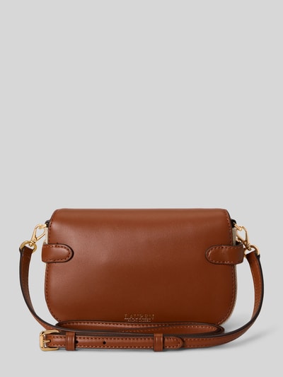 Lauren Ralph Lauren Umhängetasche aus Segeltuch mit Gürteldetail Cognac 3