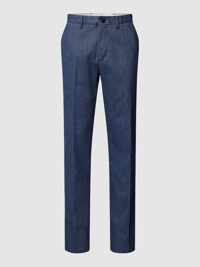 Tommy Hilfiger Chino met Franse steekzakken, model 'DENTON' Donkerblauw - 2