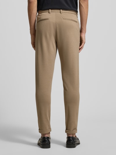 Lindbergh Cropped Stoffhose mit französischen Eingrifftaschen Sand 5