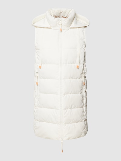 Christian Berg Woman Selection Gewatteerde bodywarmer met tweewegritssluiting Offwhite - 2