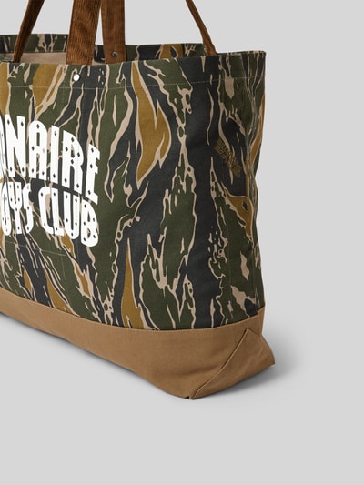 Billionaire Boys Club Tote Bag mit Label-Print Khaki 3