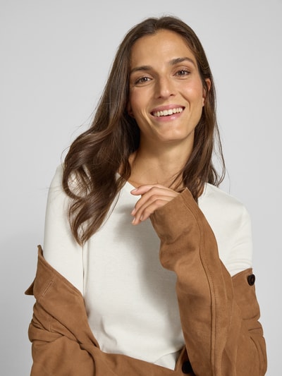 Christian Berg Woman Longsleeve met ronde hals Offwhite - 3