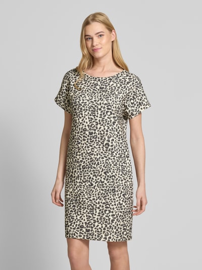 monari Knielanges Kleid mit Kappärmeln Beige 4