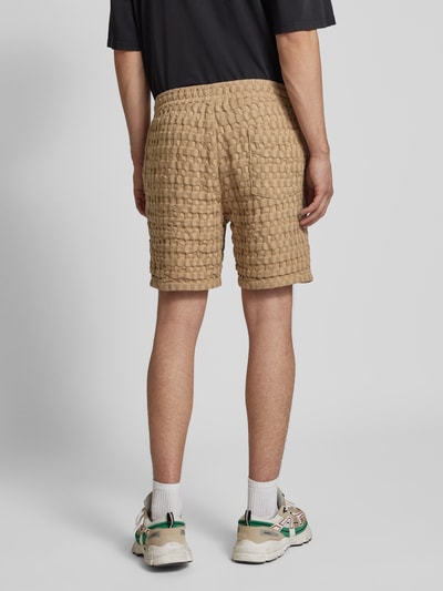 Only & Sons Regular Fit Sweatshorts mit Strukturmuster Modell 'TEL BRADDOCK' Beige 5