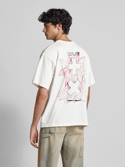 Replay T-Shirt mit Label-Print Modell 'Martin Garrix' Offwhite 5