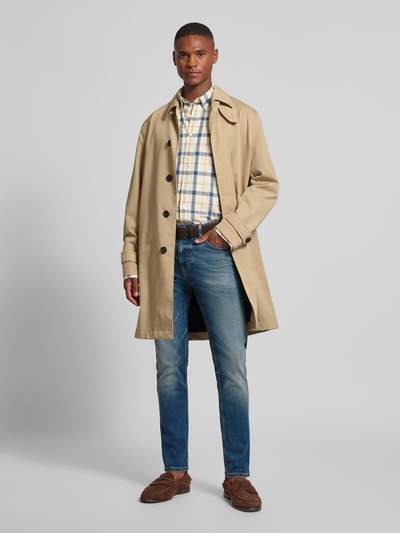 BOSS Orange Slim Fit Jeans aus Baumwoll-Mix Modell 'DELAWARE' Jeansblau 1