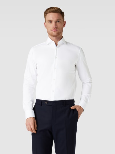 HUGO Slim fit zakelijk overhemd met haaikraag, model 'Kery' Wit - 4