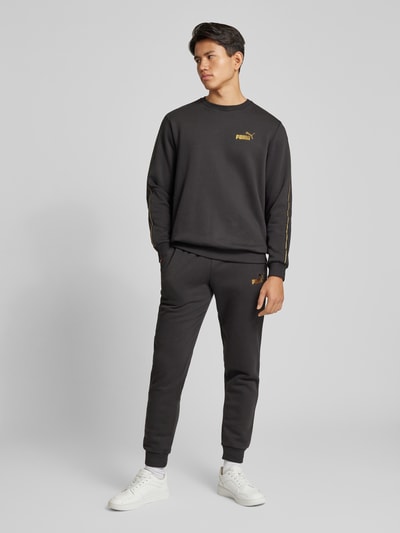 PUMA PERFORMANCE Sweatshirt mit Label-Print Black 1