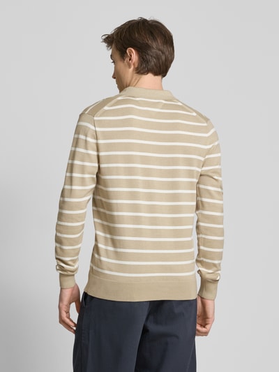 Tommy Hilfiger Strickpullover mit Polokragen Beige 5