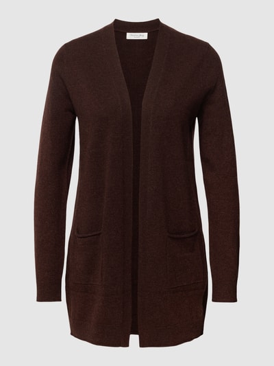 Christian Berg Woman Cardigan mit aufgesetzten Eingrifftaschen Schokobraun meliert 2