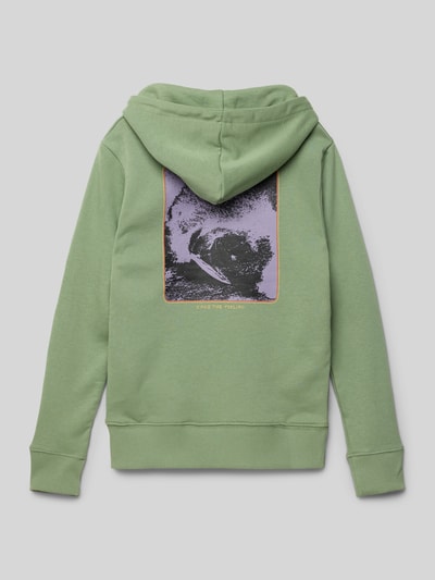 Billabong Hoodie mit Label- und Statement-Print Modell 'FOUNDATION PO' Schilf 3