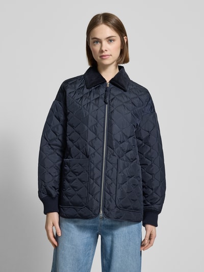 Marc O'Polo Denim Jacke mit Reißverschluss Marine 4