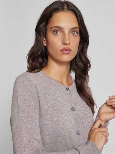 Christian Berg Woman Cardigan met doorknoopsluiting Taupe gemêleerd - 3