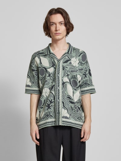 Only & Sons Relaxed Fit Freizeithemd mit Resortkragen Modell 'DUKE' Hellgruen 4