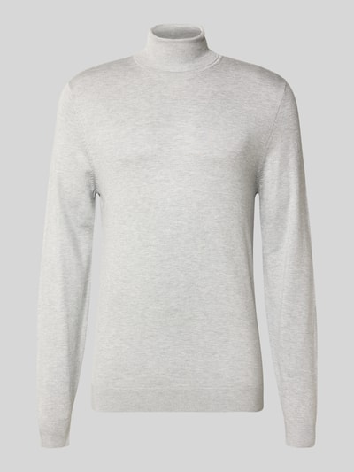 MCNEAL Rollkragenpullover aus Viskose-Mix Mittelgrau Melange 2