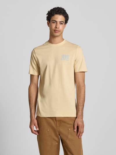 Blend T-Shirt mit Motiv-Print Modell 'SUN ISLAND' Sand 4