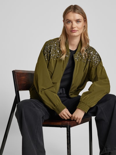 Blonde No. 8 Blouson mit Stehkragen Oliv 3