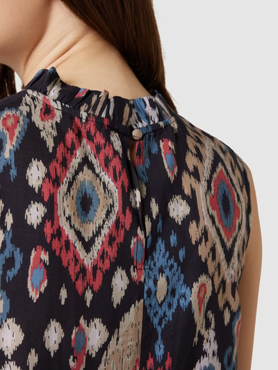 Jake*s Collection Blousetop met all-over motief Antraciet - 3