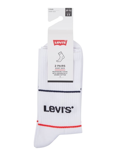 Levi's® Skarpety z detalem z logo w zestawie 2 szt. Biały 2