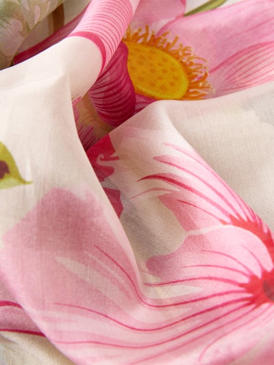 Fraas Seidenschal mit floralem Allover-Print Modell 'Botanik' Offwhite 2